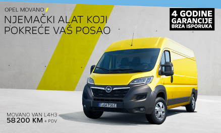 Opel Movano Van u posebnoj ponudi