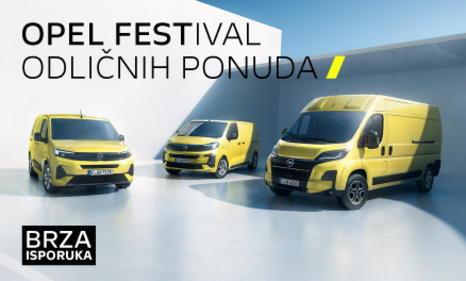 Ne propusti festival odličnih Opel ponuda!