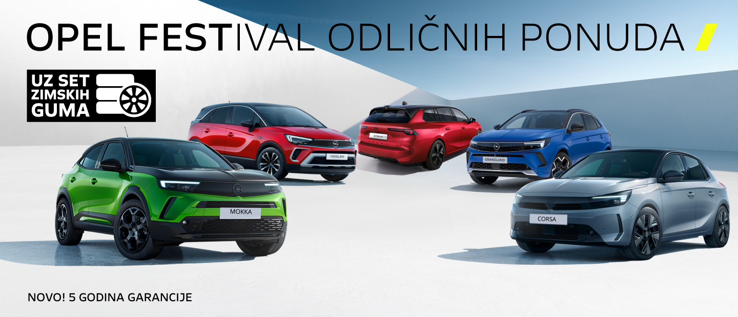 Ne propusti festival odličnih Opel ponuda!